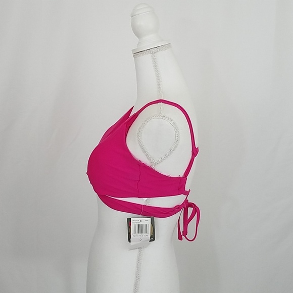 BCA by Rebecca Virtue D Bra PINK swim top nwt - Picture 3 of 6